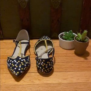 Boden - Embroidered Stars Flats